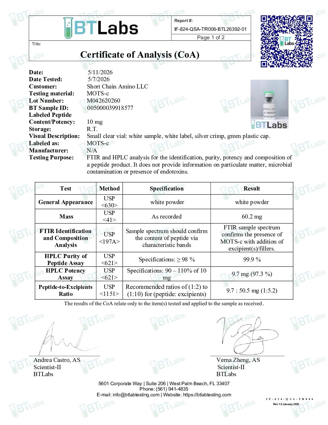 MOTS-C (10mg) - Image 2